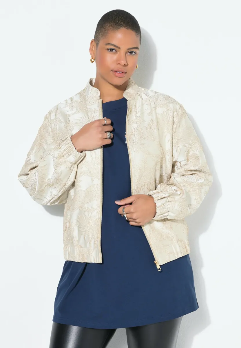 Bomberjacke - gold