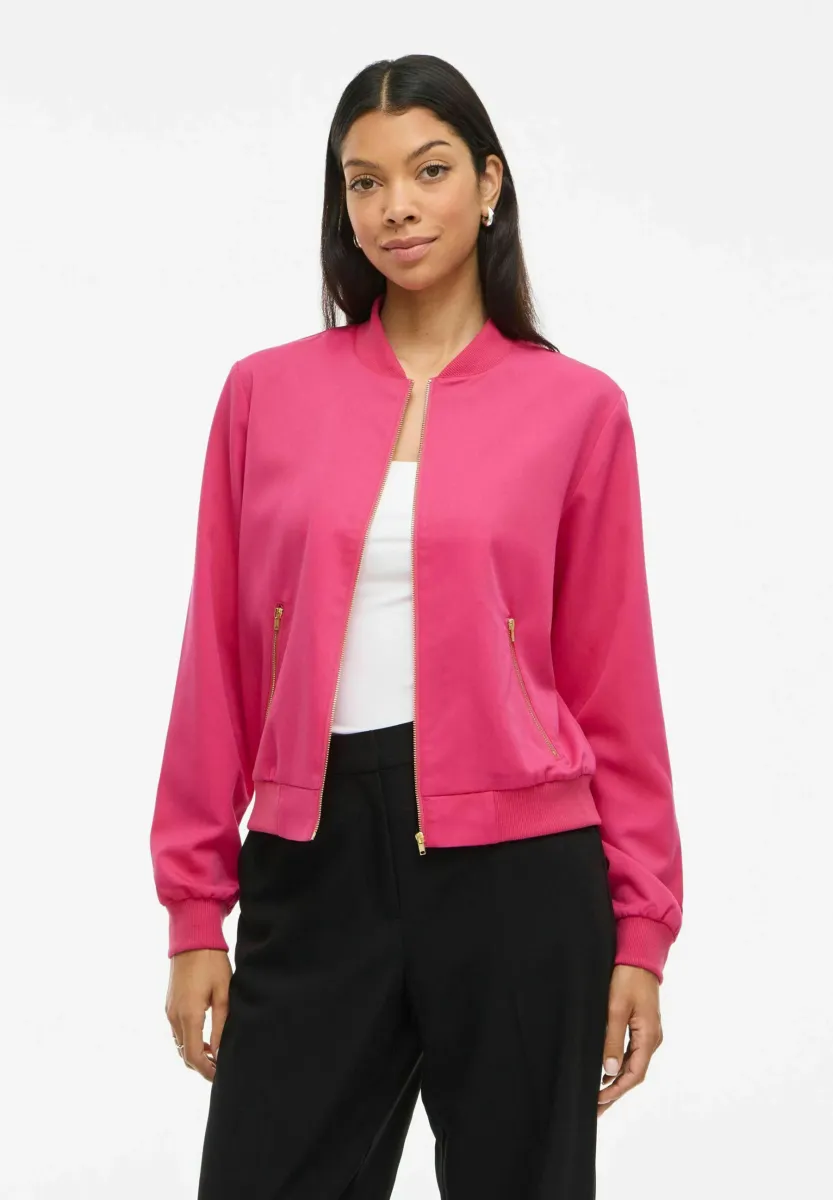 Bomberjacke - pink yarrow