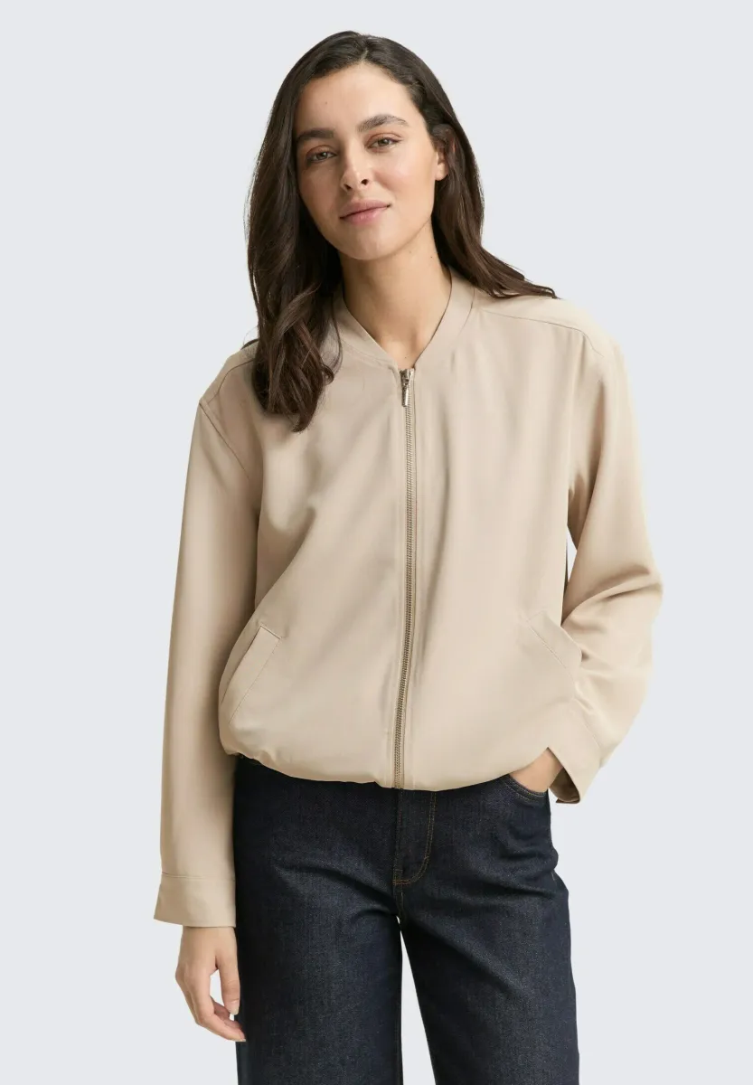 Bomberjacke - soft taupe grey