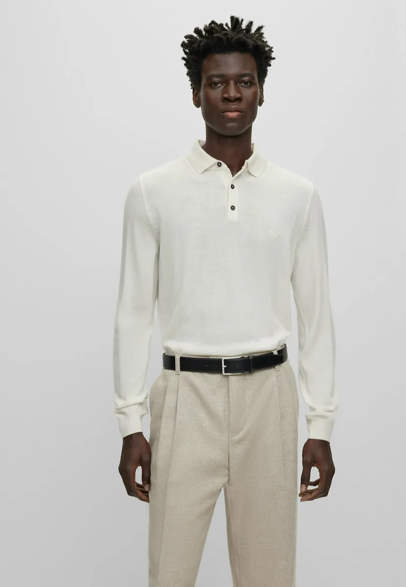 BONO - Strickpullover - open white eleven