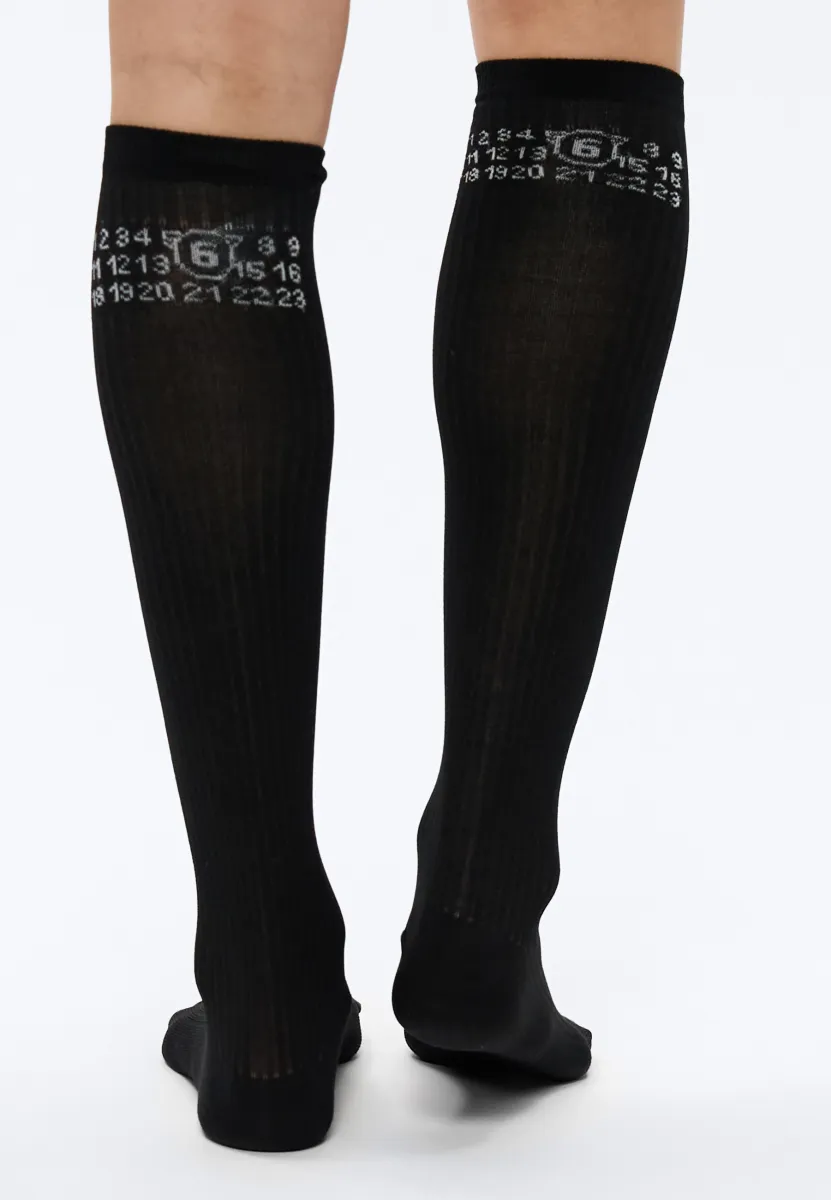 BOOTLEG - Kniestrümpfe - black