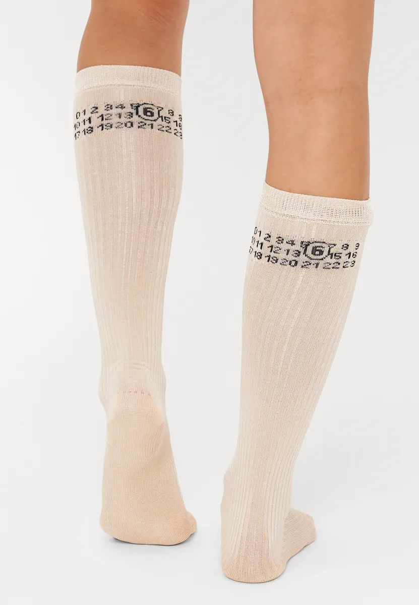 BOOTLEG - Kniestrümpfe - vellum