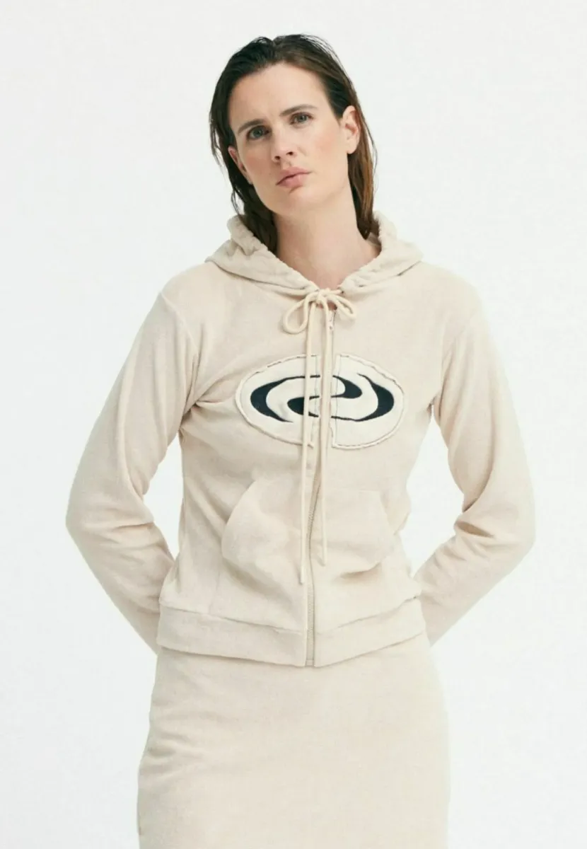 BORARS - Sweatjacke - creme