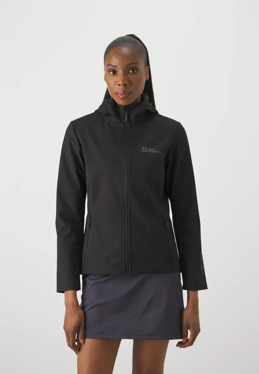 BORNBERG HOODY - Softshelljacke - black