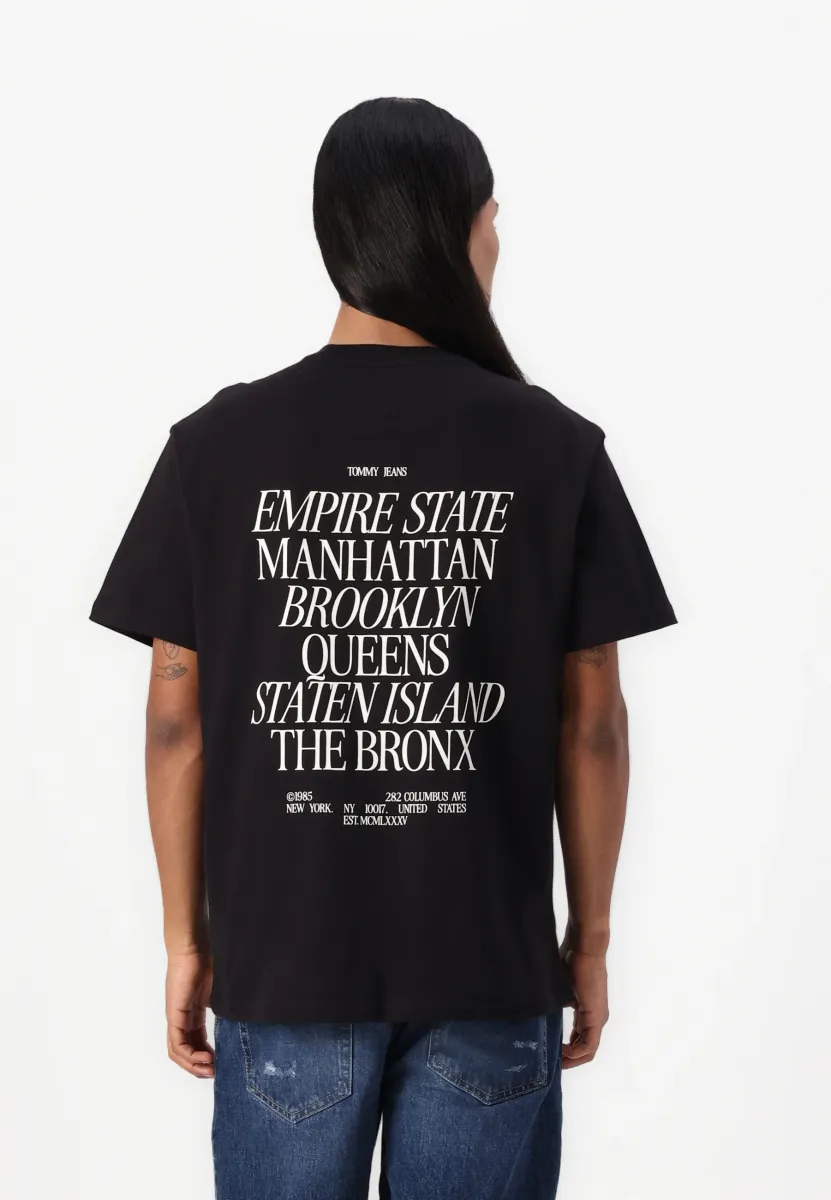 BOROUGHS TEE - T-Shirt print - black