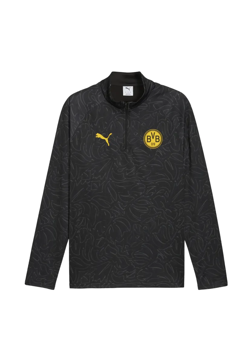BORUSSIA DORTMUND  MIT VIERTELLANGEM REISSVERSCHLUSS
 - Fußball-Trikot - black-yellow sizzle