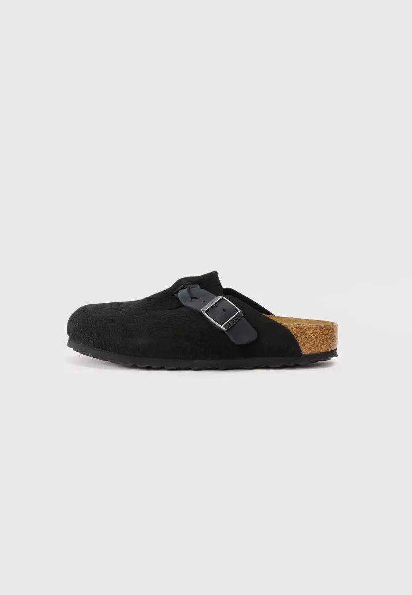 BOSTON BRAIDED LEOI/LEVE BLACKS - NARROW - Pantolette flach - schwarz