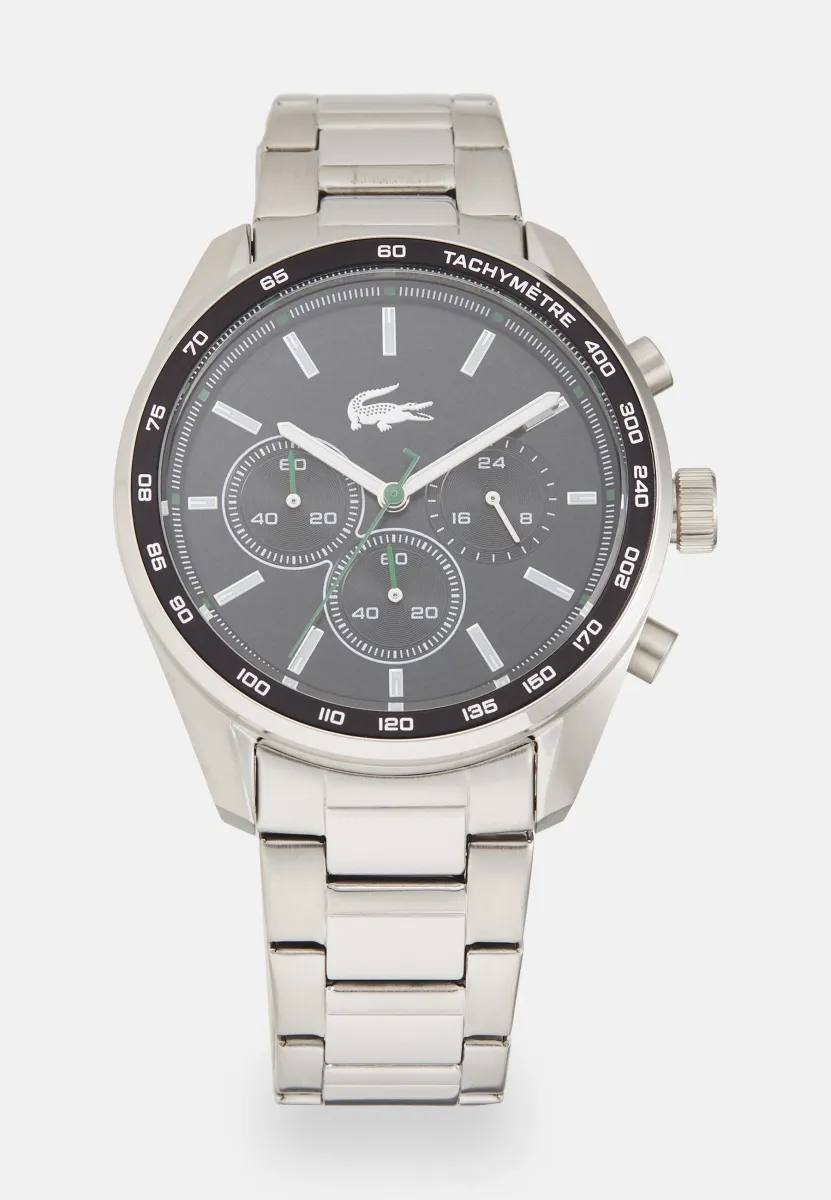 BOSTON - Chronograph - silver-coloured/black