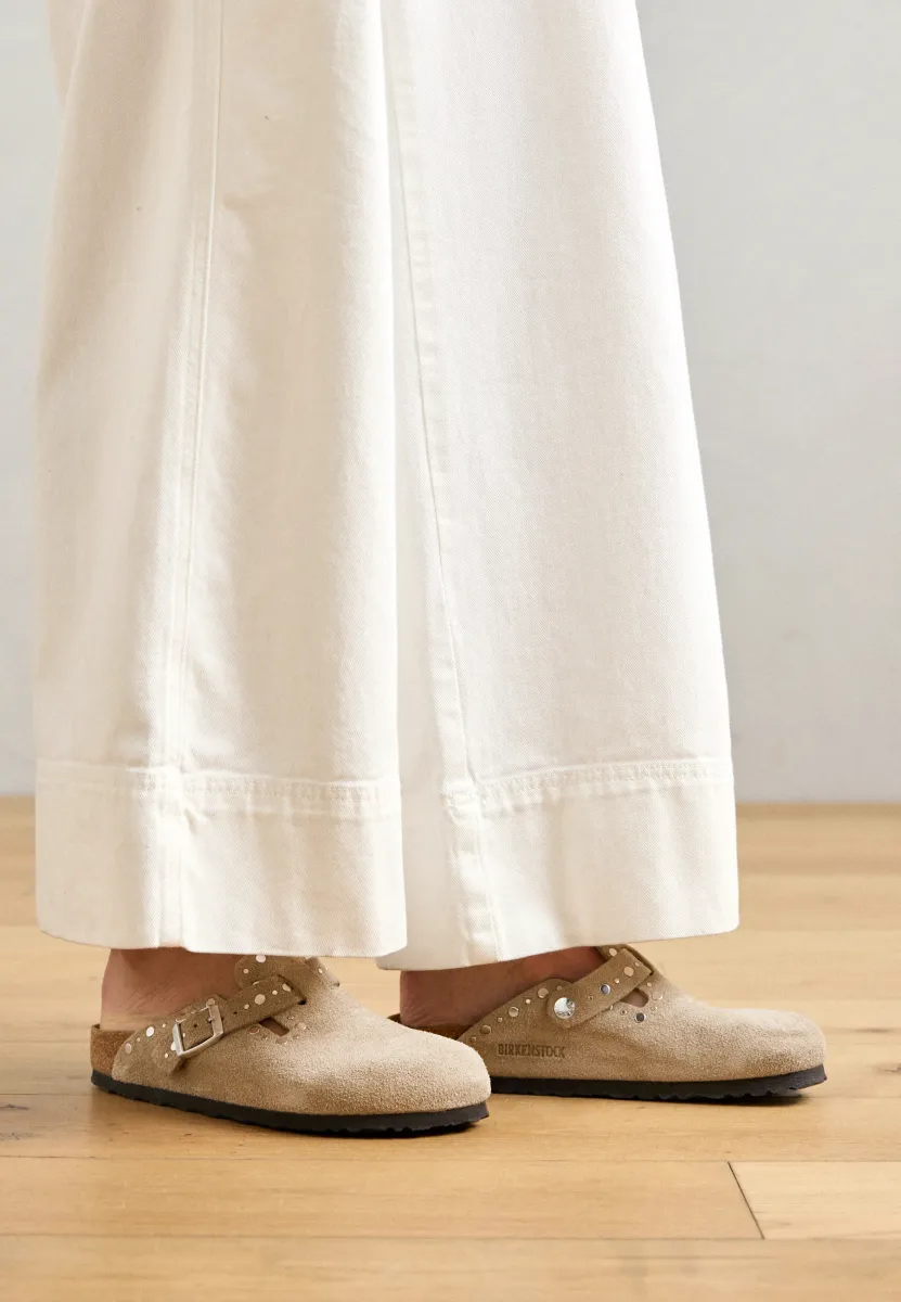 BOSTON RIVET LEVE TAUPES - NARROW - Clogs - taupe