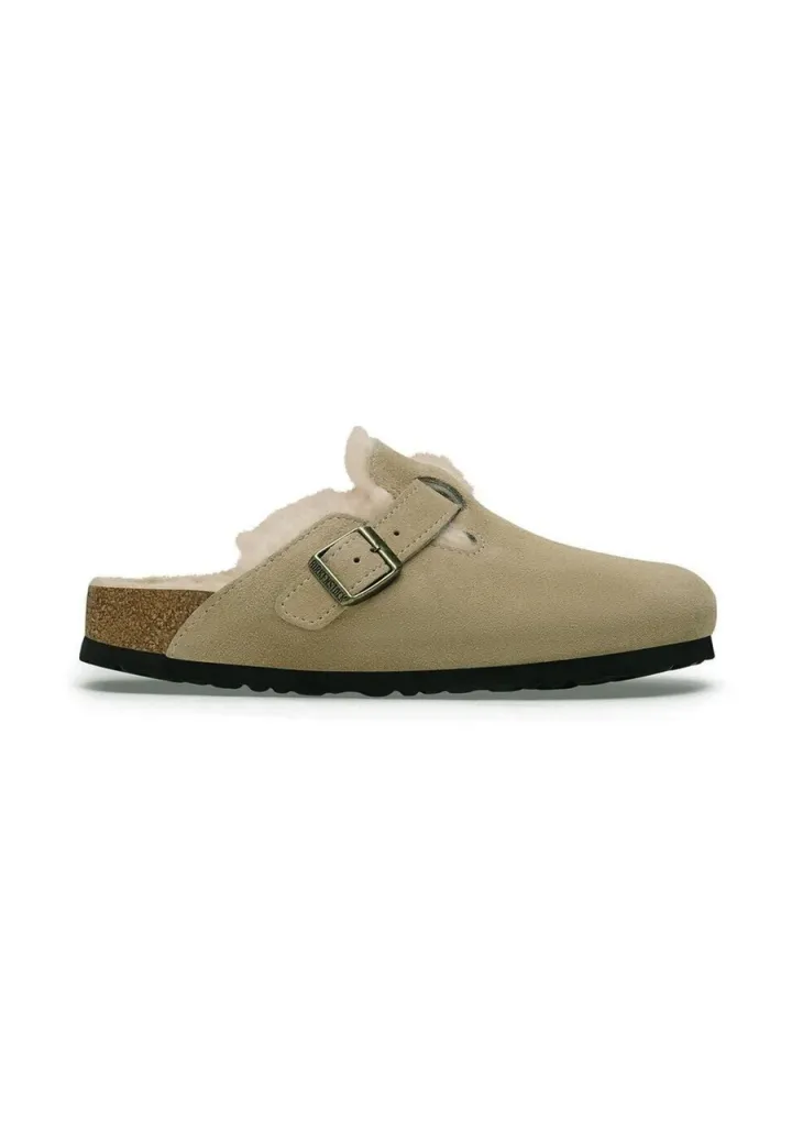 BOSTON SHEARLING LEVE LAF REGULAR - Pantolette flach - tan