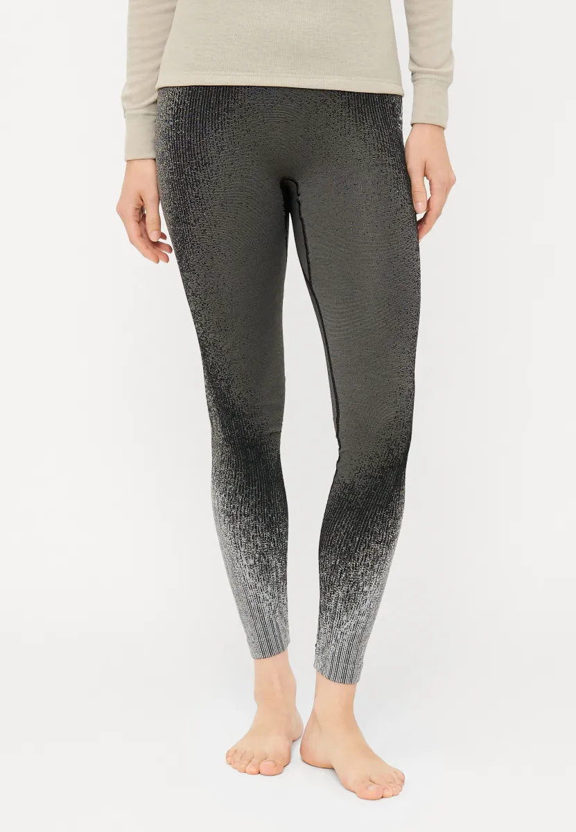 BOTTOM LONG PERFORMANCE WARM - Unterhose lang - black
