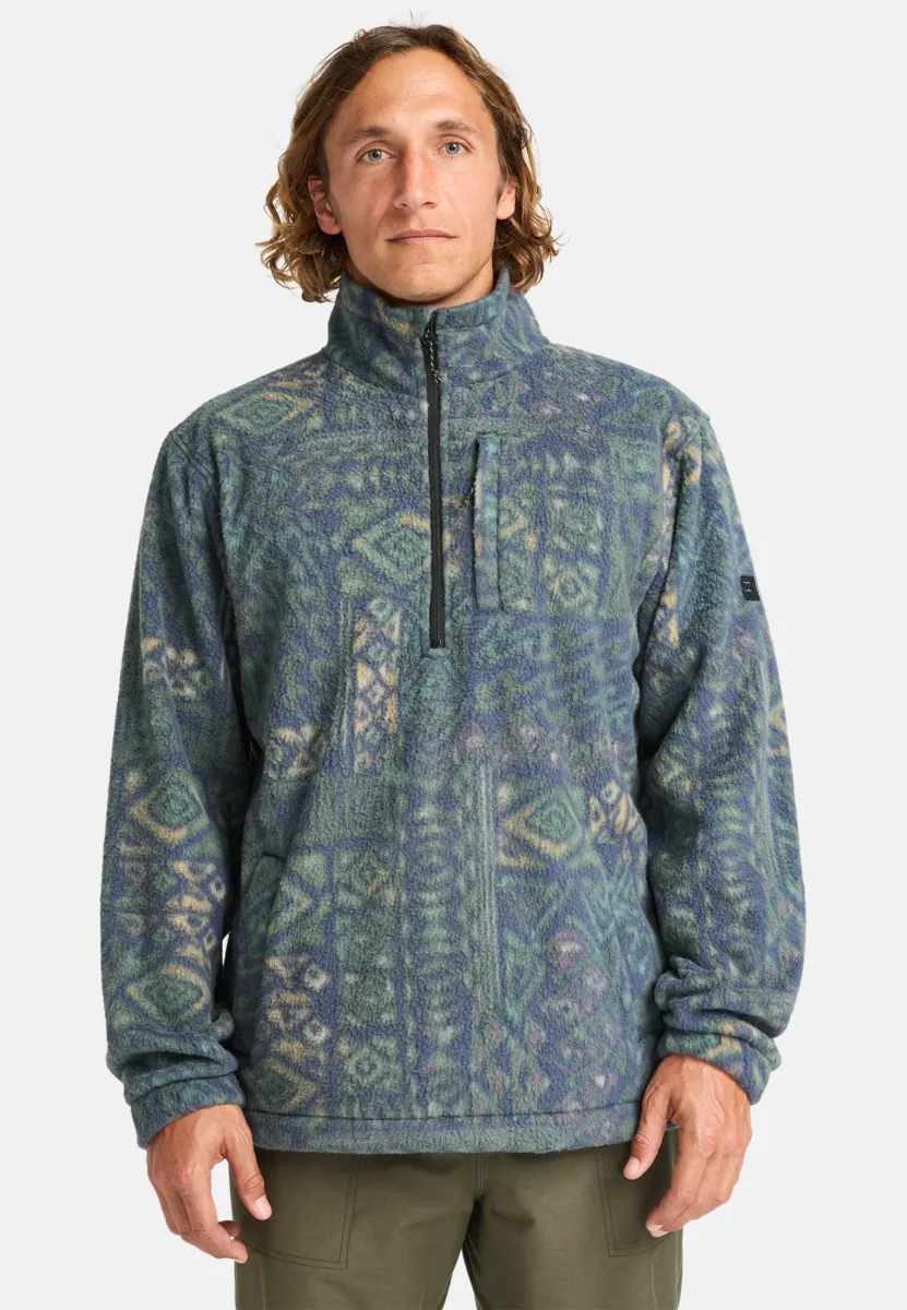 BOUNDARY MOCK - Fleecepullover - dark blue