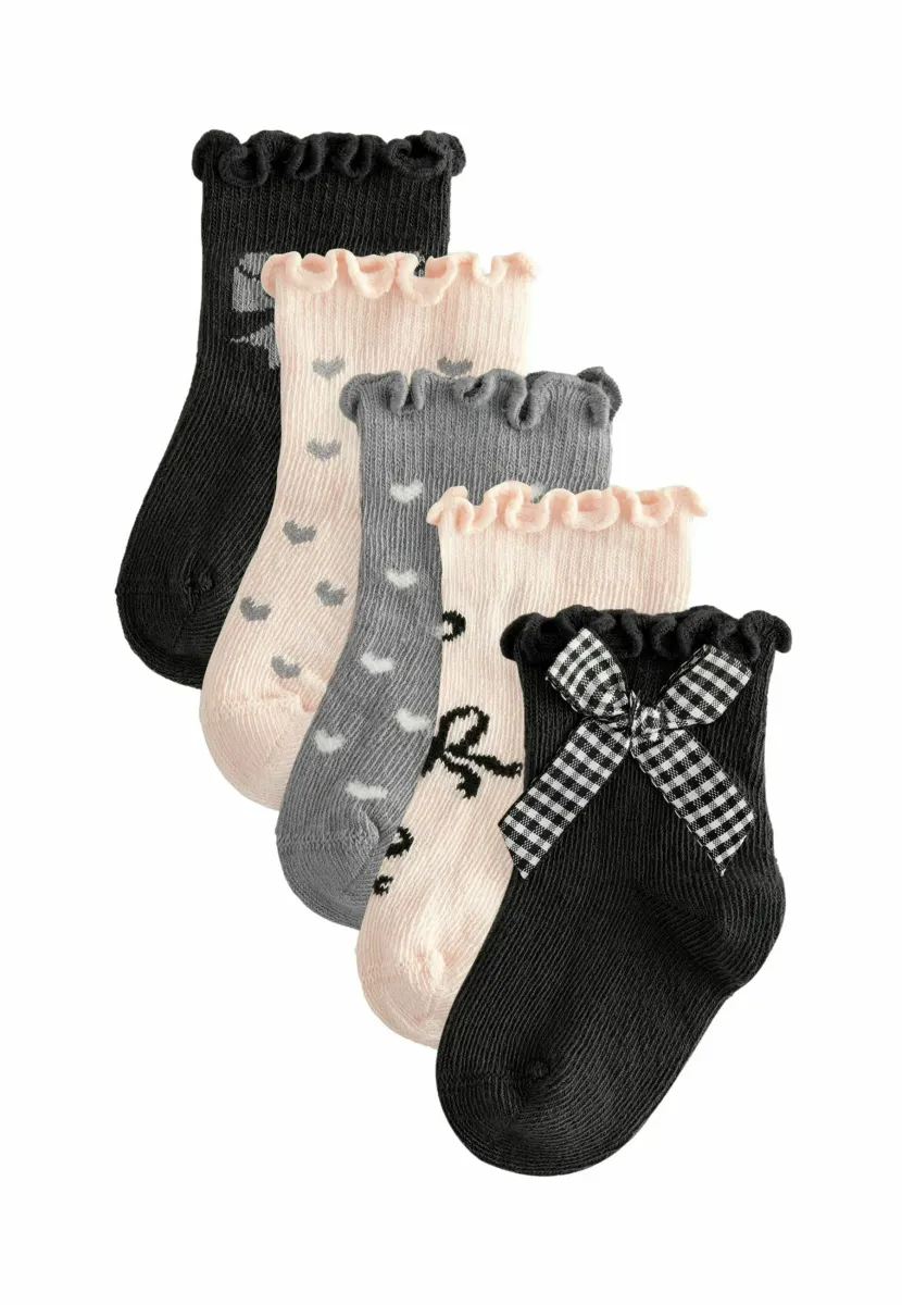 BOW 5 PACK - REGULAR FIT - Socken - monochrome