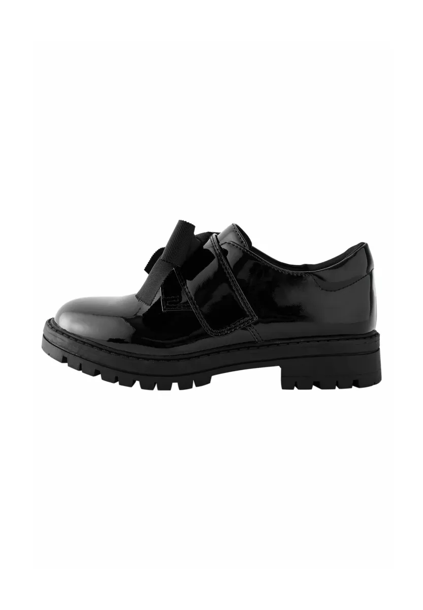 BOW MONKSTRAP CHUNKY SCHOOL - REGULAR FIT - Slipper - black patent