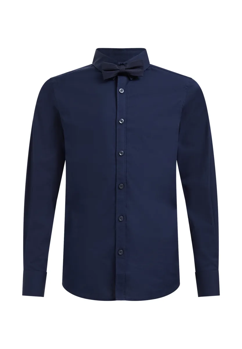 BOW TIE - Hemd - blue