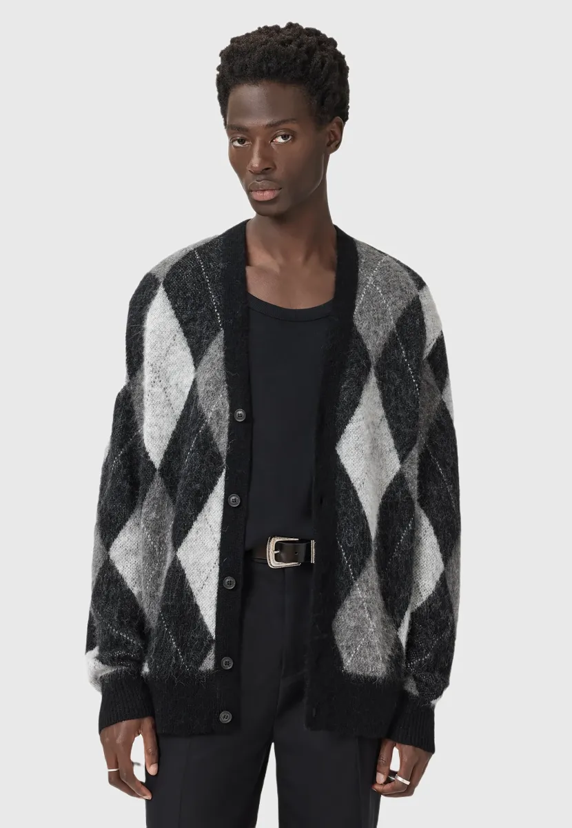 BOWER  - Strickjacke - black white