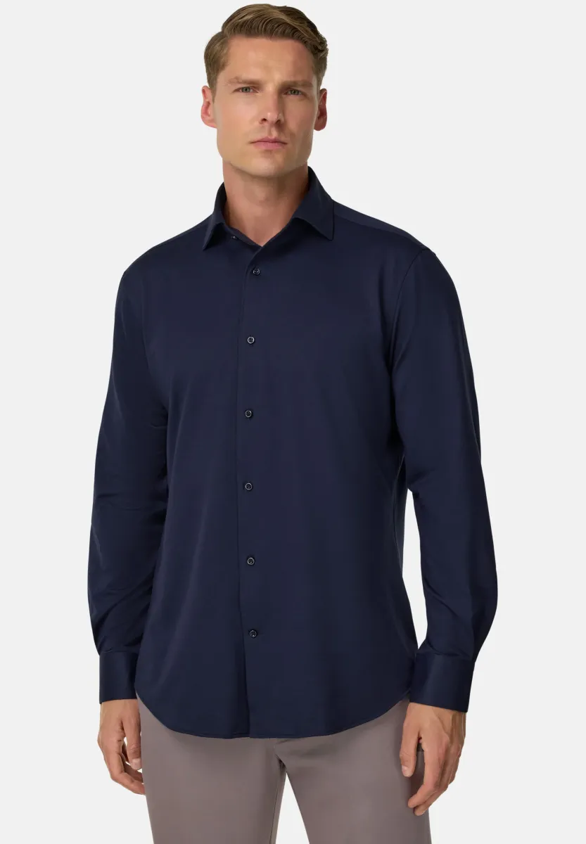 BOWLING COLLAR - Hemd - navy blue