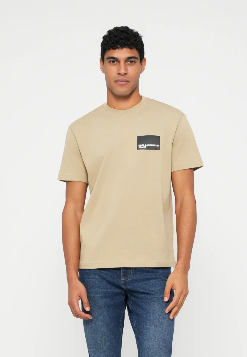 BOX LOGO TEE - T-Shirt print - twill