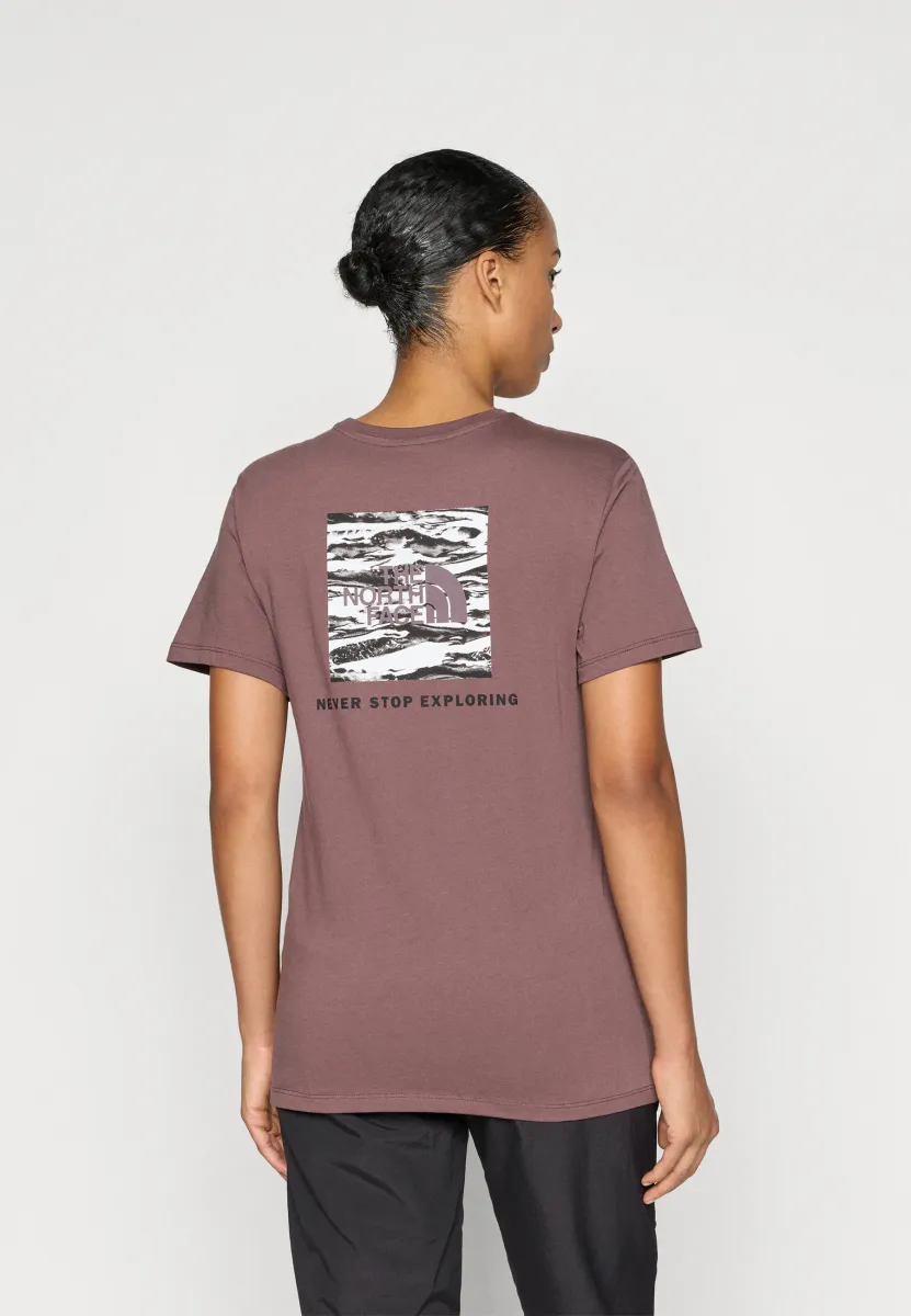 BOX NSE EDGE OF LIGHT INFILL RELAXED  - T-Shirt print - tawny quartz/black