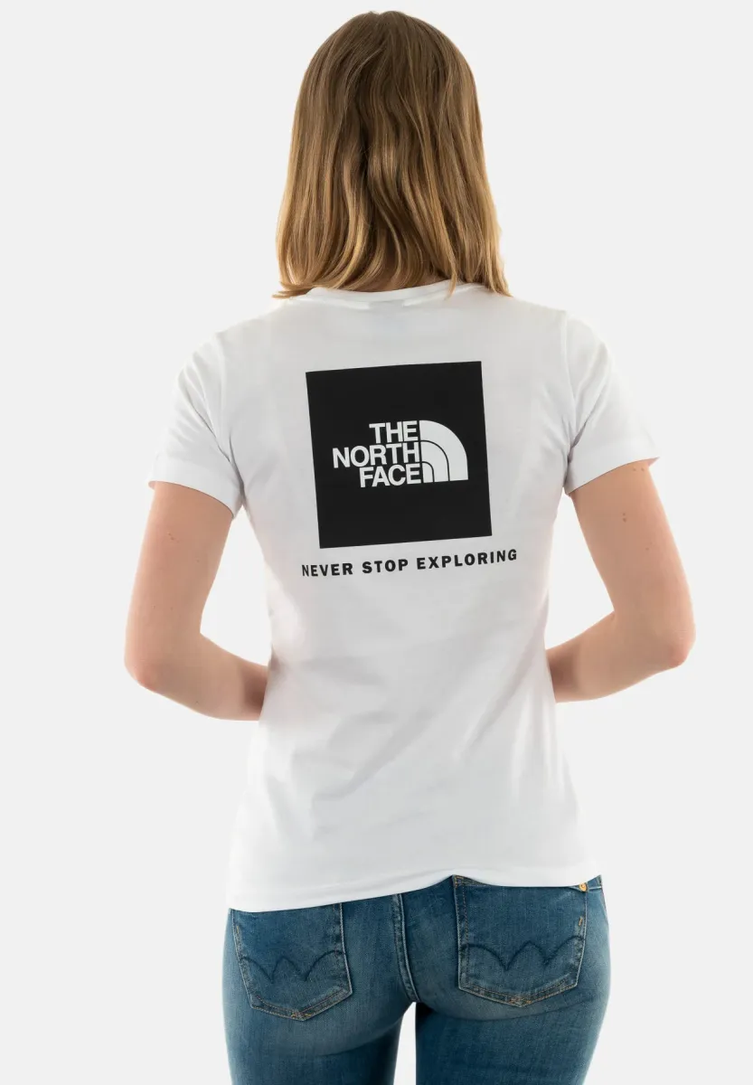 BOX SLIM TEE - T-Shirt print - tnf white