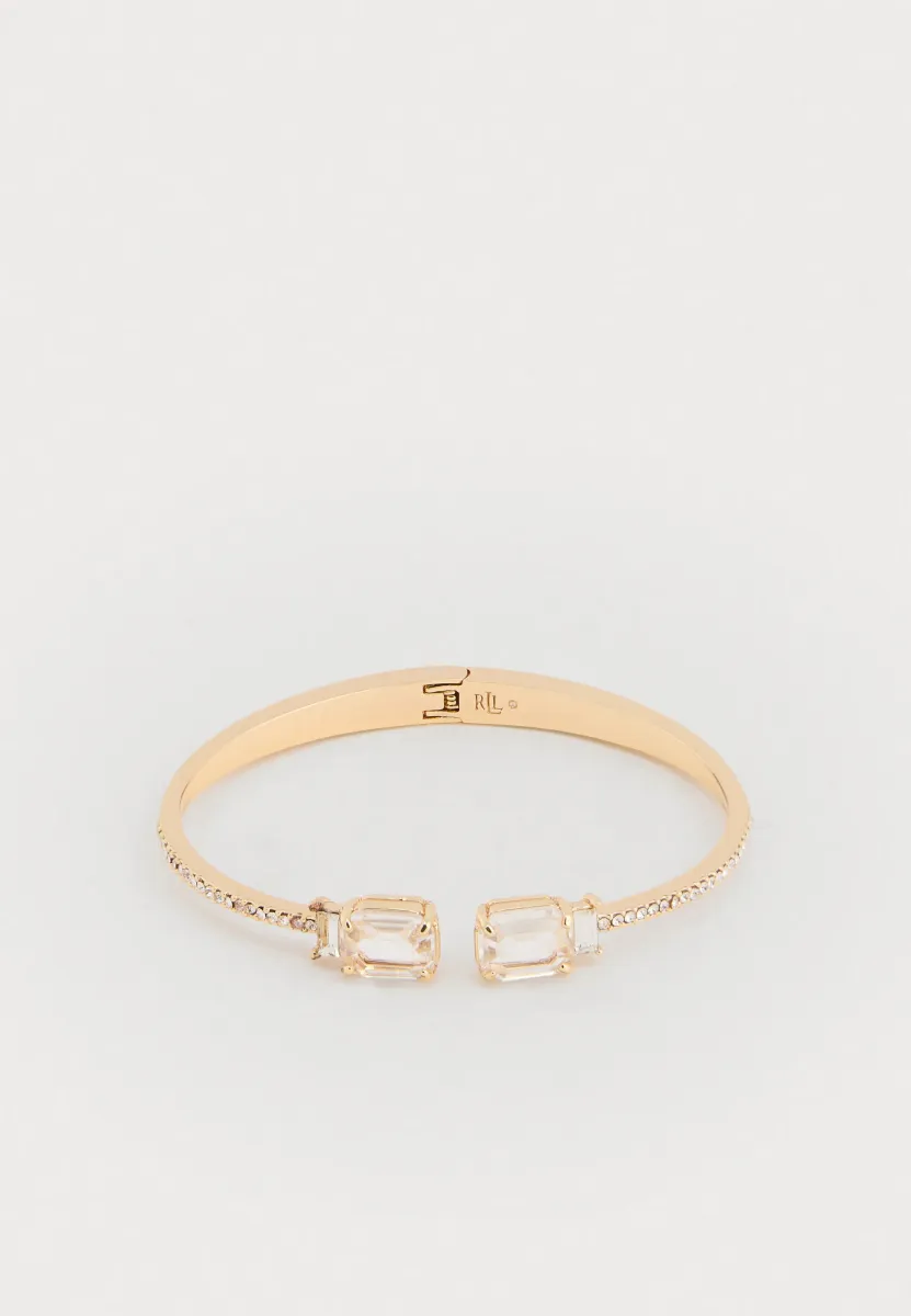 BOX STONE BANGLE - Armband - gold-coloured