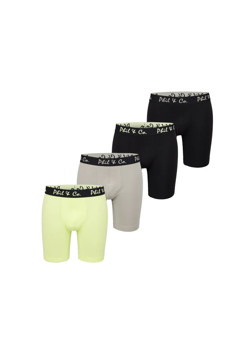BOXER BRIEFS - Boxer Briefs - elephant   shadow lime