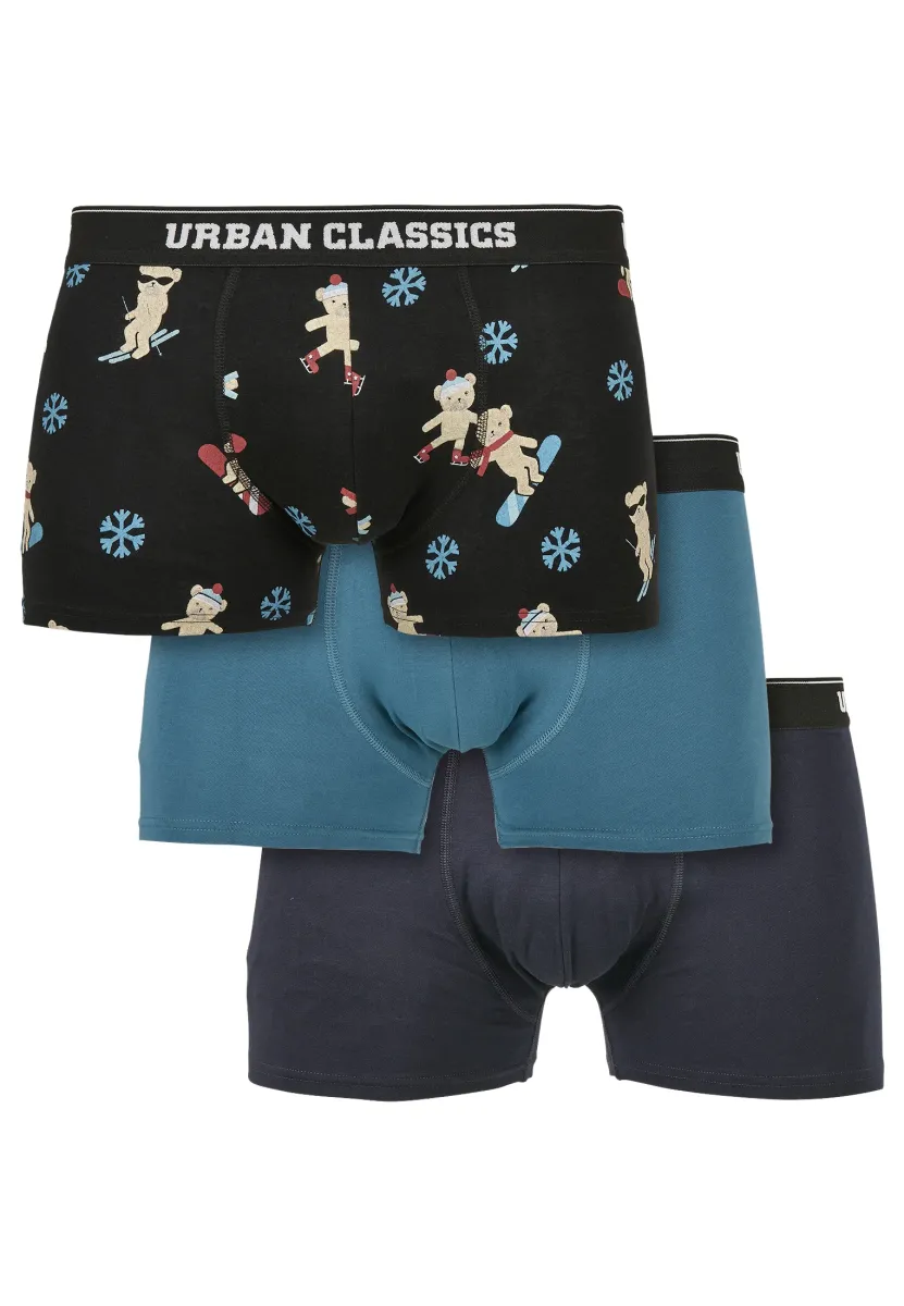 Boxershorts - teddy aop+jasper+navy