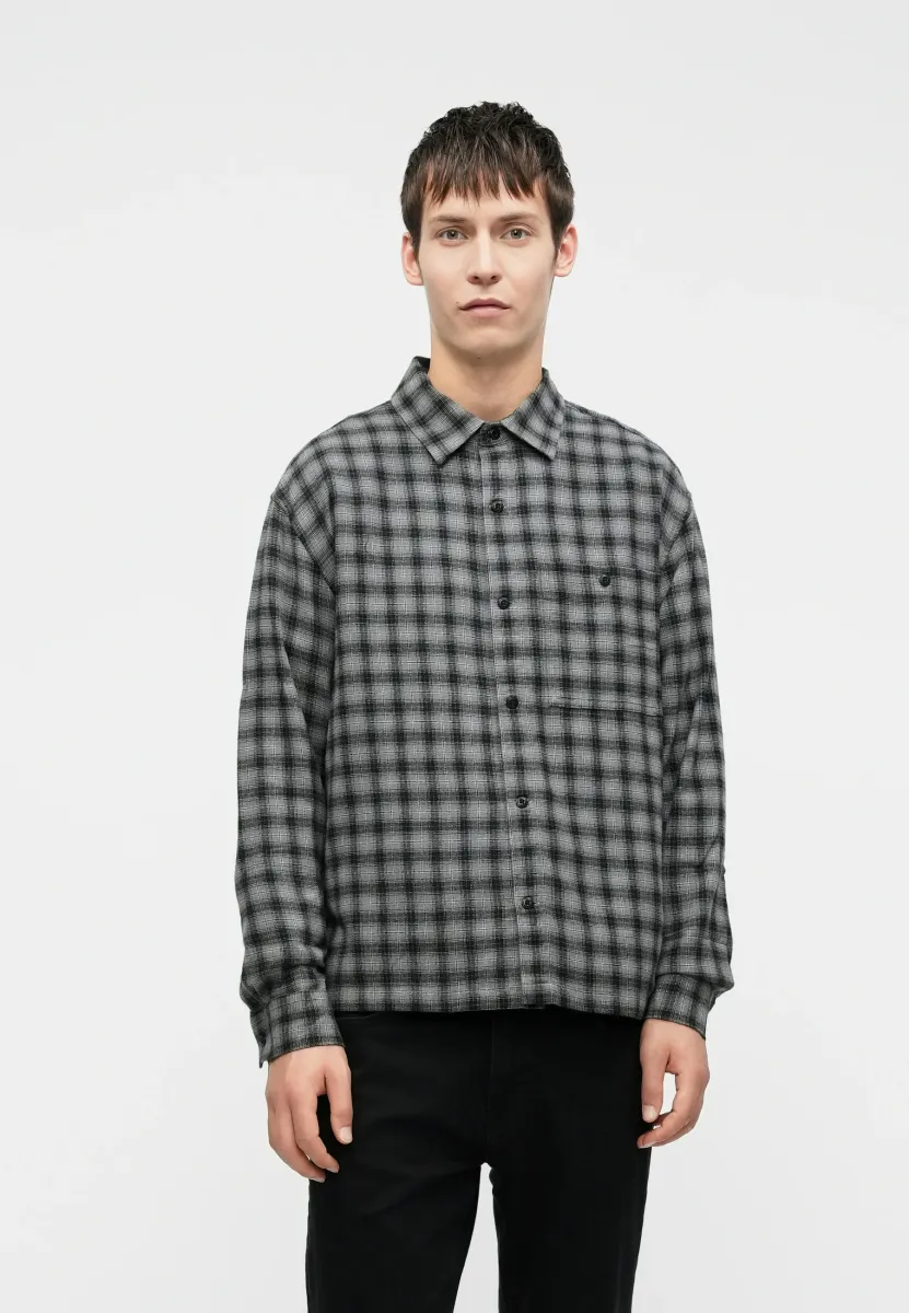 BOXY - Hemd - tonal grey