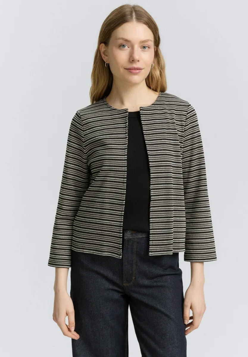 BOXY - Strickjacke - black