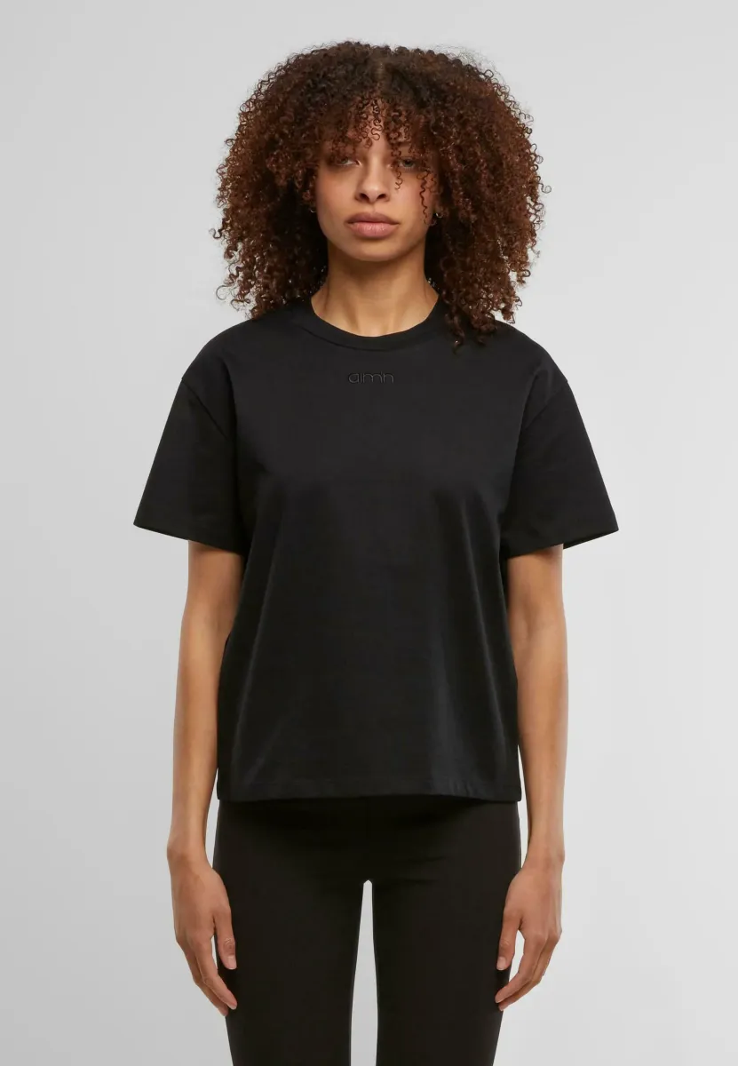 BOXY - T-Shirt basic - black