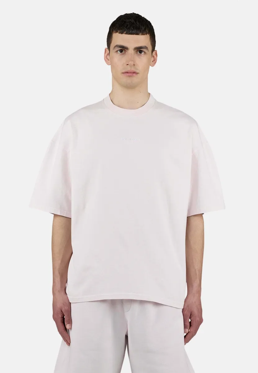 BOXY TEE LOGO - T-Shirt basic - lila
