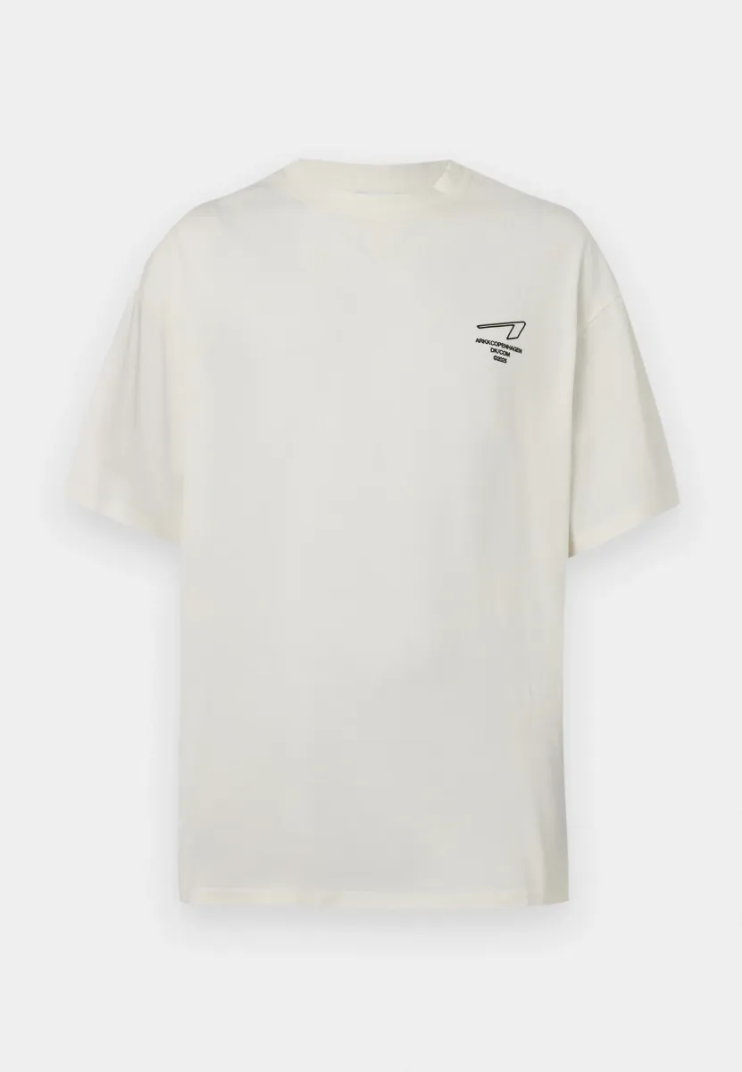 BOXY TEE UNISEX - T-Shirt print - off white