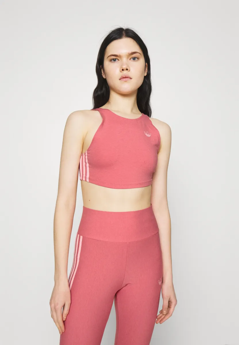 BRA - Top - hazy rose melange/white