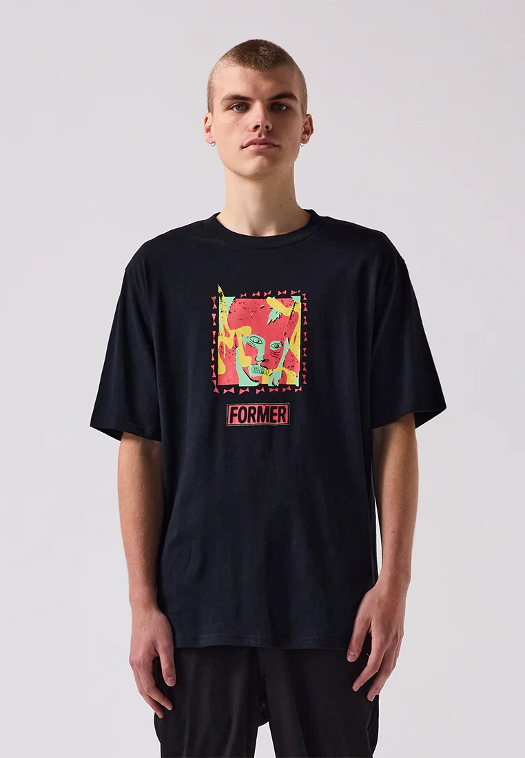 BRACE - T-Shirt print - black