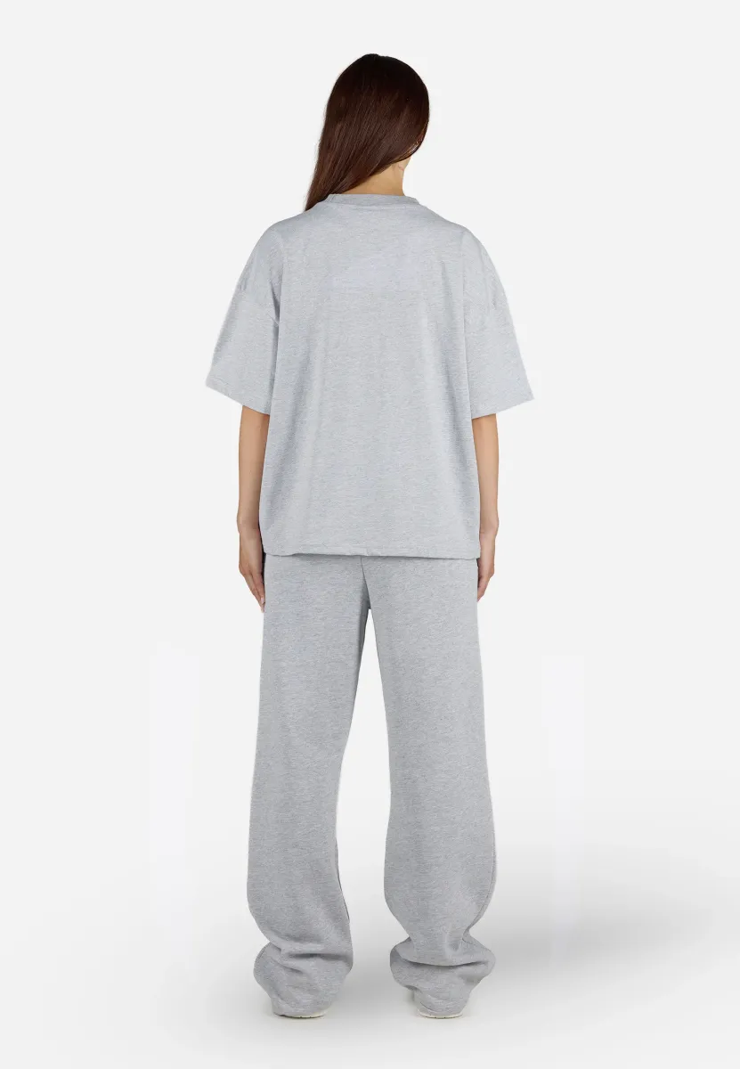 BRACY - T-Shirt basic - grey/white