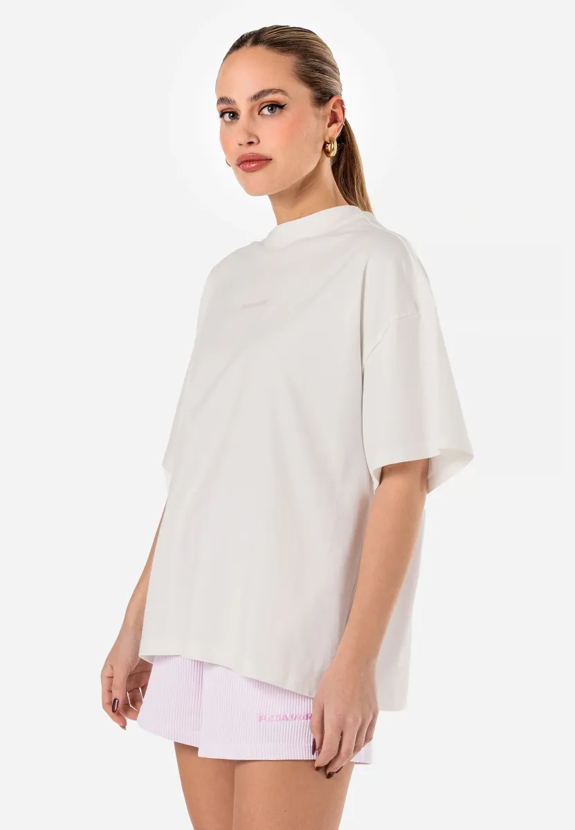 BRACY - T-Shirt basic - washed warm white gum
