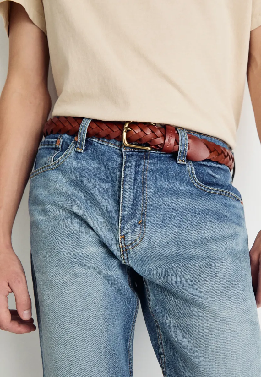 BRAID BELT UNISEX - Gürtel - cognac
