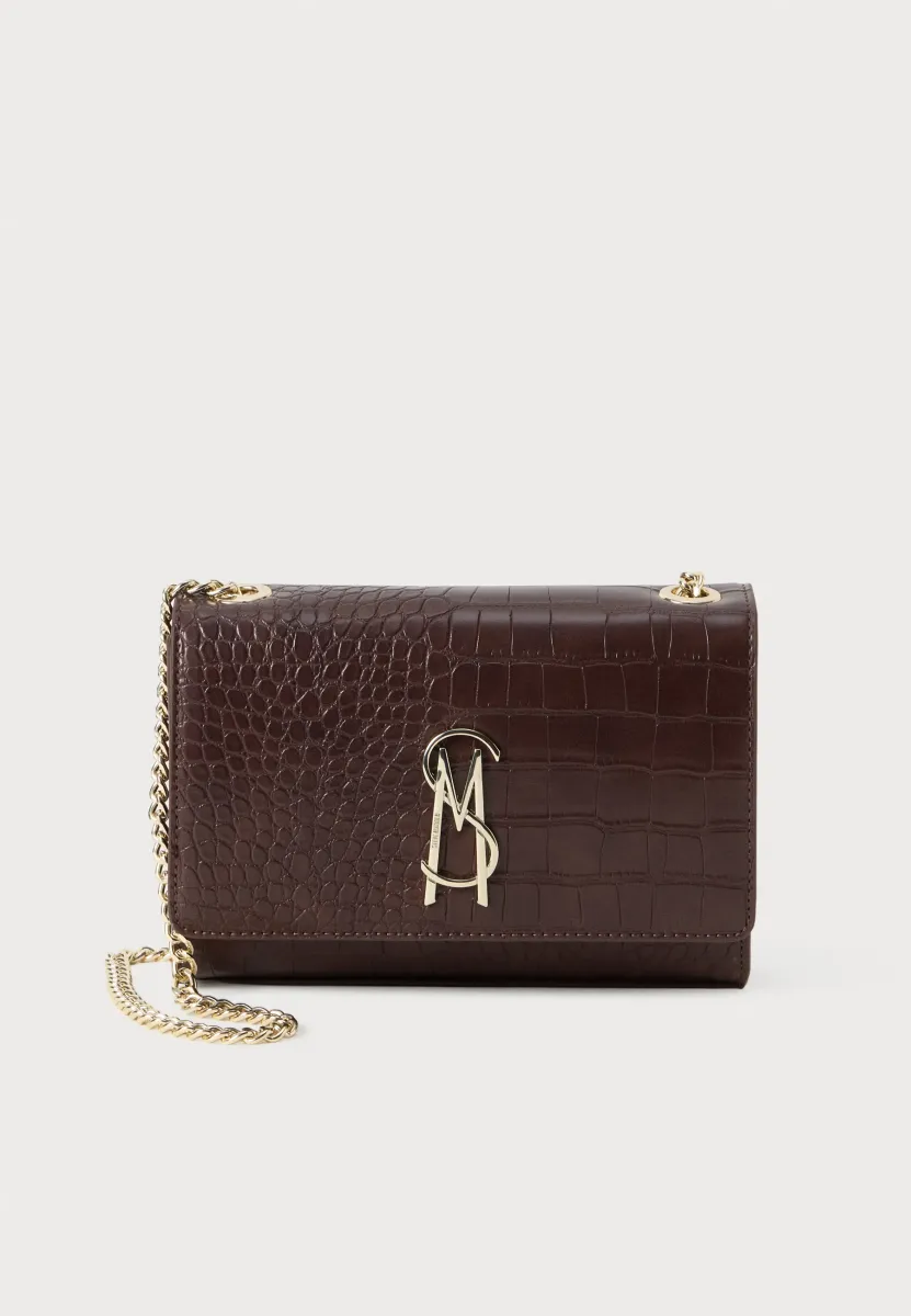 BRAMONIE - Umhängetasche - choc/gold-coloured