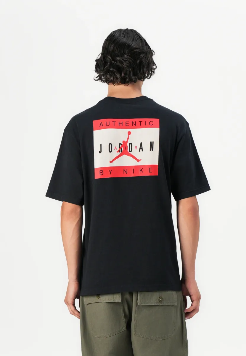 BRAND CREW - T-Shirt print - black/university red