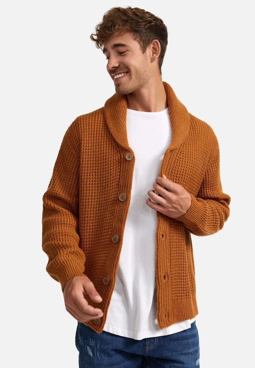BRANDOX - Strickjacke - caramel