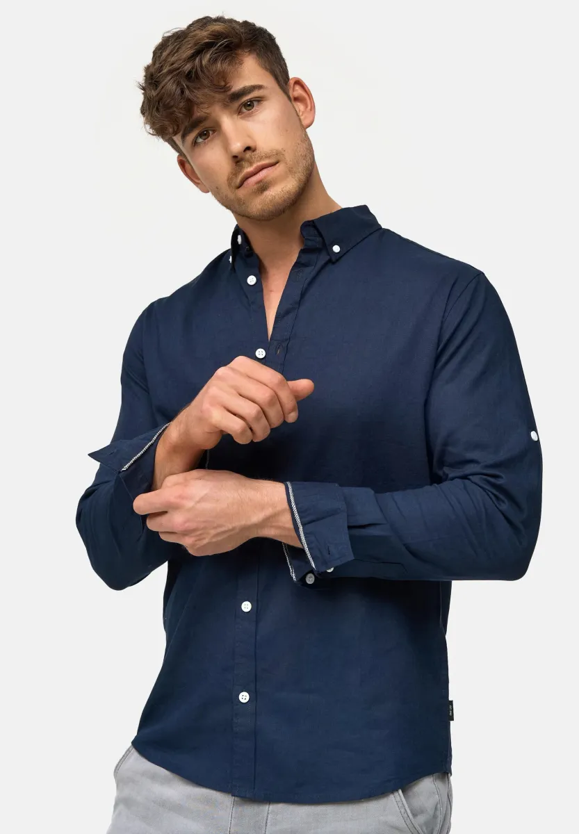 BRAYDEN - Hemd - navy  solid