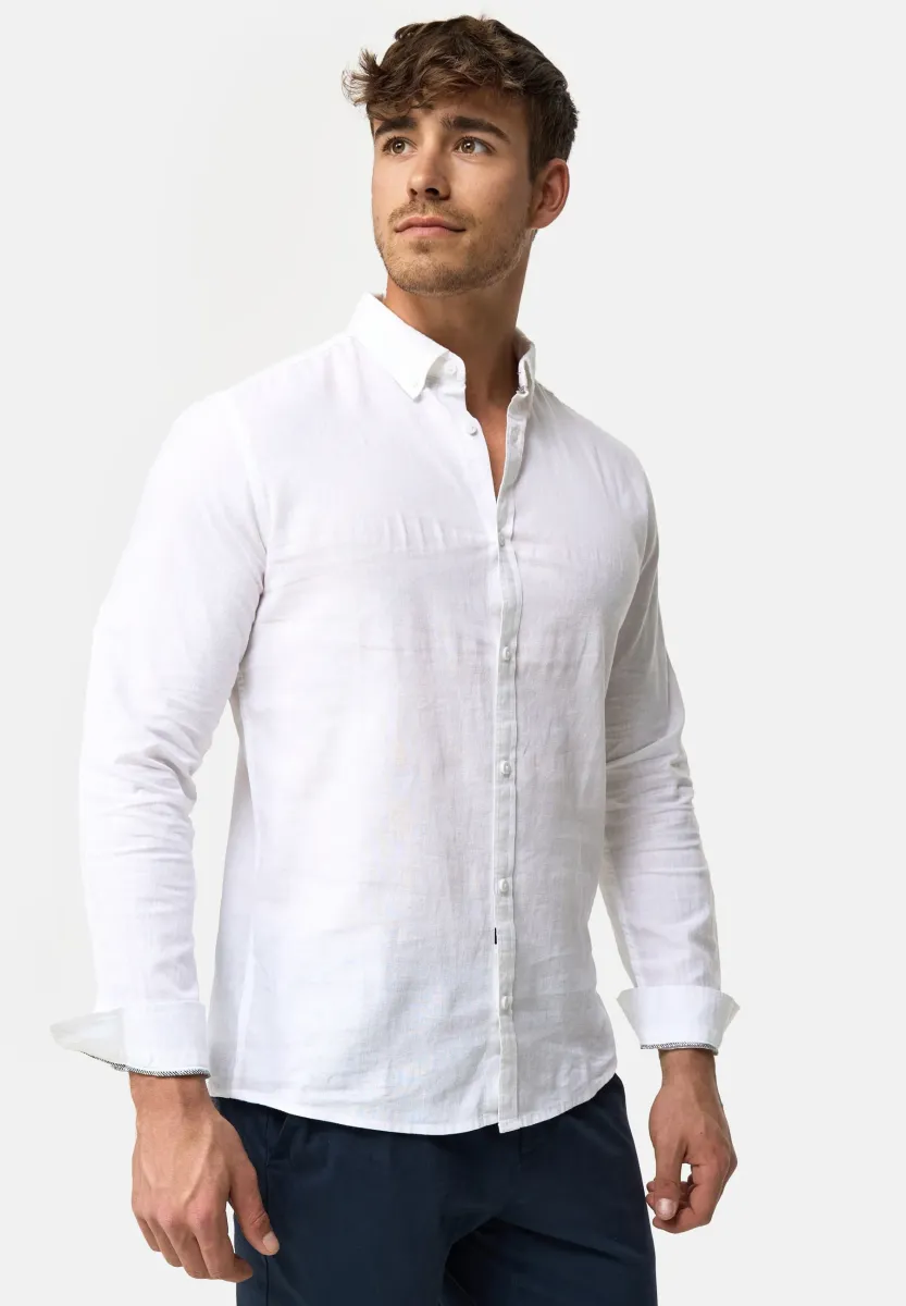 BRAYDEN - Hemd - white  solid