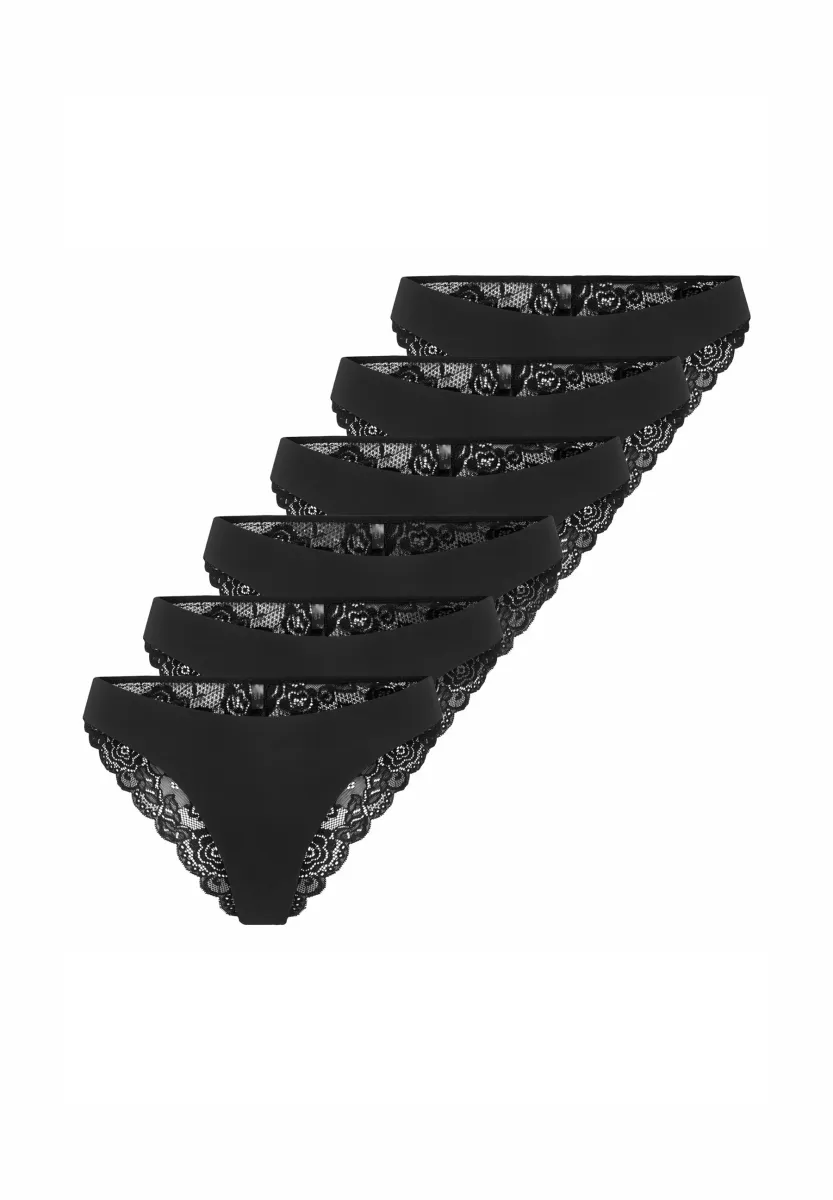 BRAZIL 6ER PACK - String - schwarz