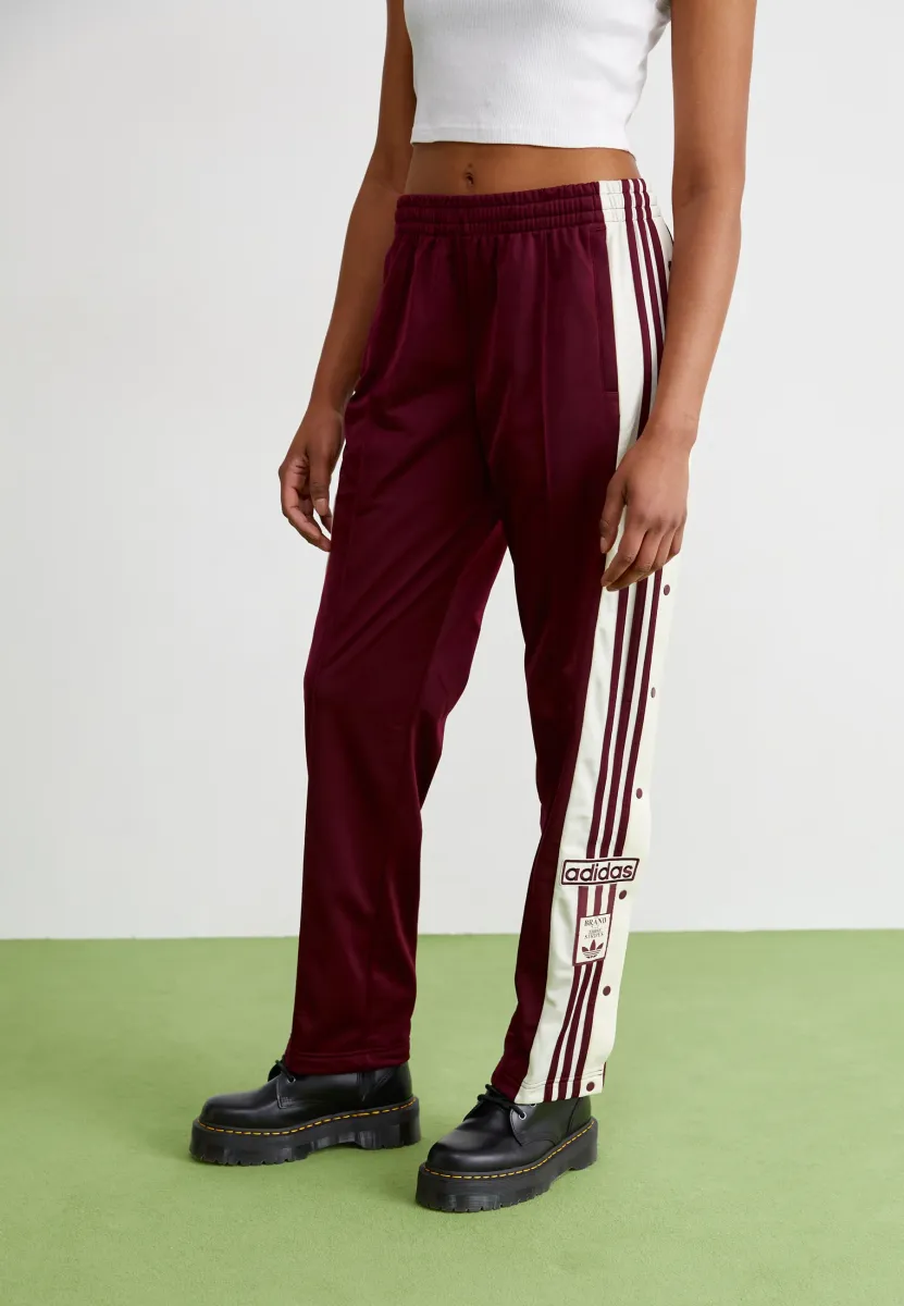 BREAK  - Jogginghose - maroon/cream white