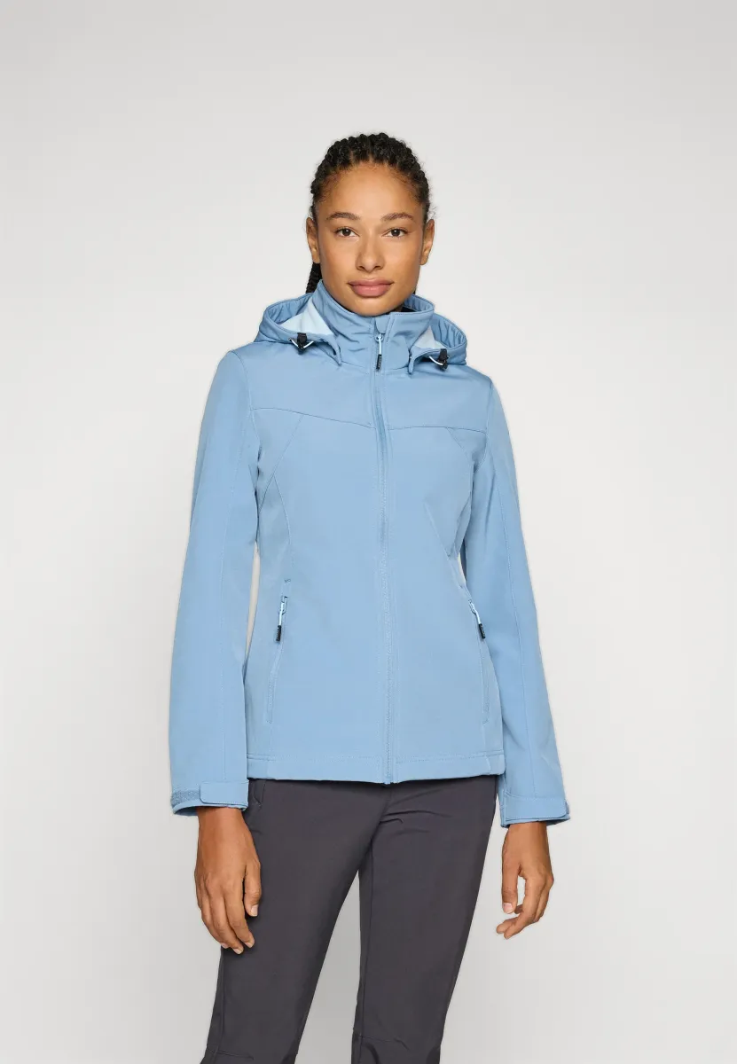 BRENHAM - Softshelljacke - light blue