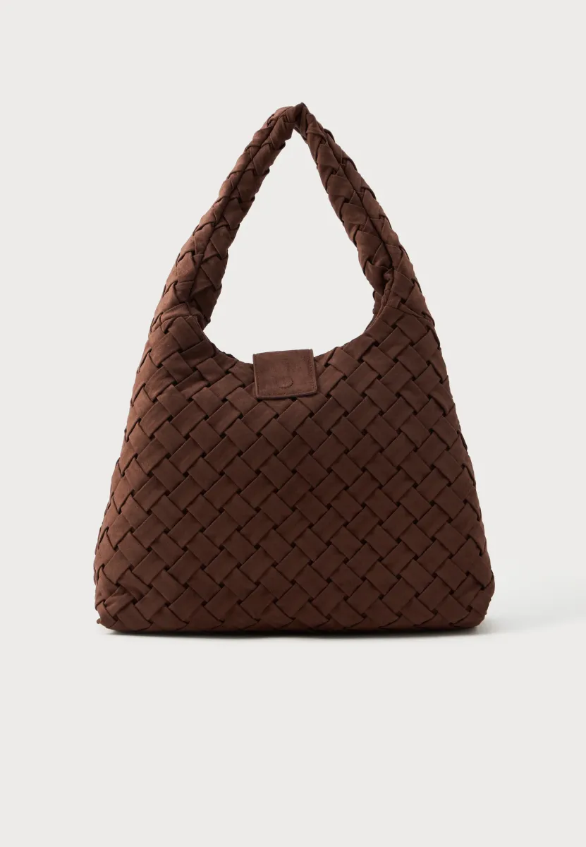 BRHIANON - Handtasche - chocolate/gold-coloured