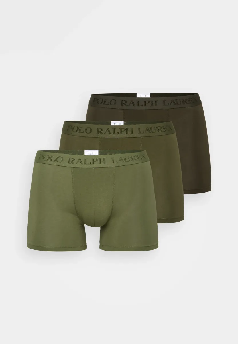 BRIEF 3 PACK - Boxer Briefs - olives