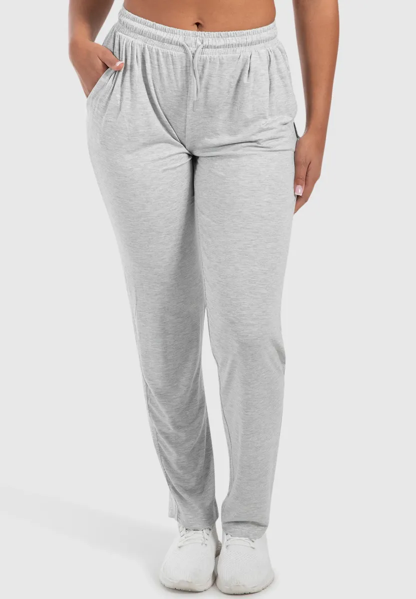 BRIELLE MODAL BASICS - Jogginghose - grau melange