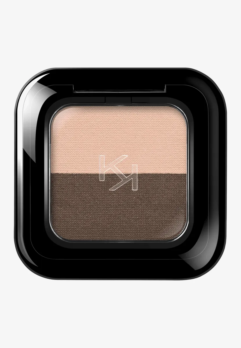 BRIGHT DUO EYESHADOW - Lidschatten - 17 metallic beige/satin ebony