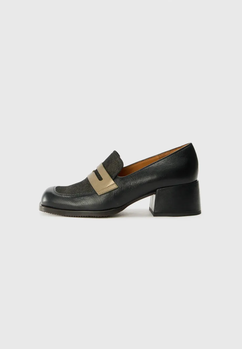 BRO - Pumps - tuka black/dancy bronce/dali plomo
